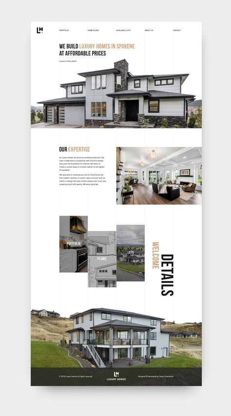 Commercial Real Estate Website Design, Commercial Construction Marketing, Website Design Construction, Hotel Website Design Luxury, House Website Design, About Page Web Design, Construction Website Design, Website About Page, Construction Company Website