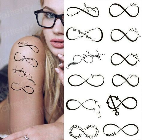 Sheet Music Tattoo, Infinity Tattoo Designs, Tattoo Face, Custom Temporary Tattoos, Black Henna, Men Party, True Tattoo, Love Pattern, Temporary Tattoo Designs