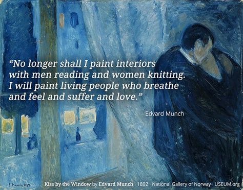 Expressionist Landscape, Habits Of Mind, Gustave Dore, Edvard Munch, Artist Quotes, Call Art, Pierre Auguste Renoir, Caravaggio, Gustav Klimt