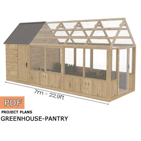 Outdoor Pantry, Garden Shed Greenhouse, Big Greenhouse, Serre Diy, Chicken Coop Building Plans, Greenhouse Build, Shed Greenhouse, Little Free Pantry, Greenhouse Diy