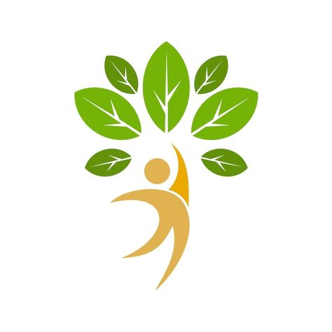 Leave Logo, Herbal Logo, Tree With Leaves, Leaves Logo, Youth Logo, Hand Silhouette, Charity Logos, Tree Logo Design, Agriculture Logo