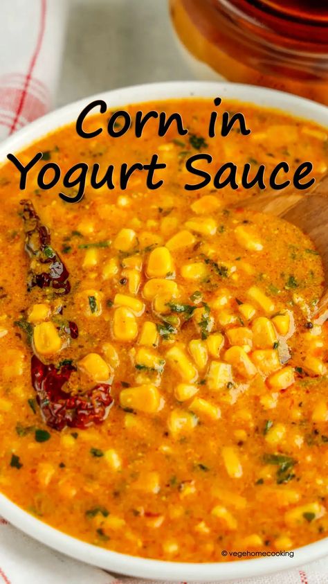 Corn Indian Recipes, Indian Corn Recipes, Corn Curry Recipe, Corn Curry, Corn Recipes Side Dishes, Recipes Veggie, Jain Recipes, Indian Veg Recipes, Veg Curry