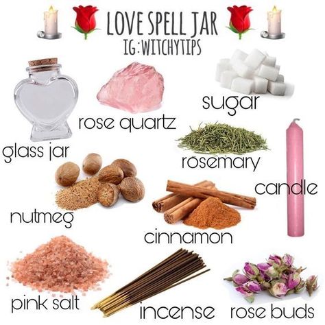 Love Jar Witchcraft, Witchy Love Spells, How To Make A Love Spell Jar, Jar Spells Witchcraft Love, Self Love Spells Witchcraft, Love Spell Jars Witchcraft, Lust Spell Witchcraft, Self Love Jar Spell, Little Jars Ideas