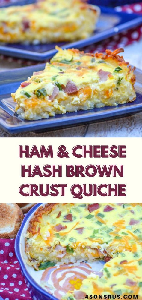 Ham and cheese hash brown crust quiche is a delicious take on a traditional quiche. This hearty breakfast features a delightful combination of flavors sure to please even the pickiest eaters. Ham And Cheese Quiche With Hashbrown Crust, Bacon Hashbrown Quiche, Breakfast Quiche With Hashbrowns, Quiche Recipes With Hashbrowns, Bacon And Cheese Quiche With Hashbrown Crust, Quiche Recipes Hashbrown Crust, Hashbrown Crusted Quiche, Quiche Recipes With Hashbrown Crust, Breakfast Quiche Ham