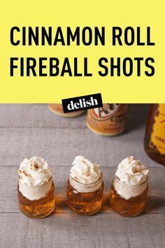 Fireball Shots, Fireball Recipes, Fireball Drinks, Party Drinks Alcohol, Pudding Shots, Jello Shot Recipes, Shots Alcohol, Liquor Drinks, Boozy Drinks