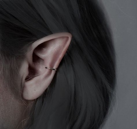 Elf Ears Aesthetic Male, Pointy Ears Aesthetic, Pointed Ears Aesthetic, Half Elf Ears, Elf Ears Aesthetic, Hyperfixation Aesthetic, Megan Gwynn, Mcu Oc, Half Drow