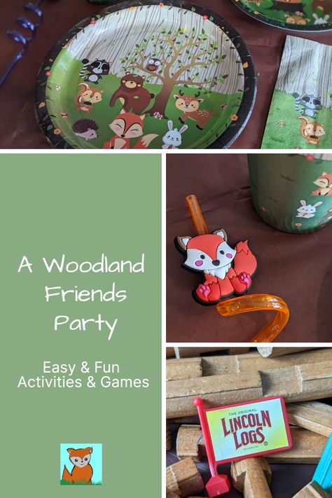 A Sweet & Simple Woodland Friends Party is the perfect birthday bash for your little one! With woodland animals, games, activities, and quick and easy set-up, your party will be a hit! Click here to get started! Woodland Animal Party Games, Woodland Party Games Activities, Woodland Birthday Activities, Woodland Party Activities, Woodland Party Games, Animal Party Games, Woodland Creatures Party, Fox Birthday Party, Pinterest Board