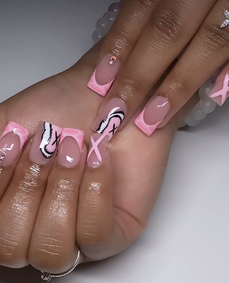 Dope Nail Designs, Short Square Acrylic Nails, Short Nail Designs, Square Acrylic Nails, Fire Nails, Dope Nails, Best Acrylic Nails, Nails Designs, Trendy Nails