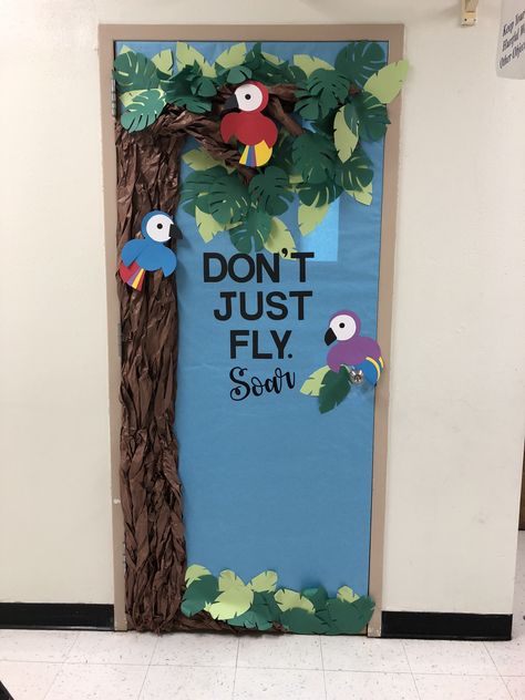 Jungle Theme Classroom Door Decoration Classroom Door Jungle Theme, Jungle Classroom Door Safari Theme, Rainforest Door Decoration, Rainforest Classroom Door, Jungle Theme Door Decorations, Rainforest Decorations Classroom Decor, Jungle Theme Door Decorations Classroom, Animal Classroom Door, Safari Door Decorations