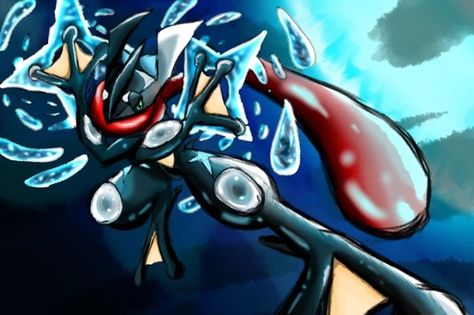 Shiny Ash Greninja, Ash Greninja Wallpaper, Greninja Wallpaper, Shiny Greninja, Ash Greninja, Wallpaper Pokemon, Pokemon Images, Nanjing, Pics Art