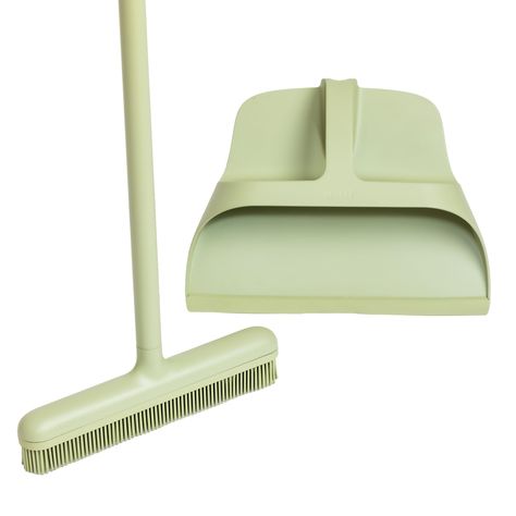 PRICES MAY VARY. Silicone Broom Bristles Clean Multiple Surfaces: Durable, versatile, and meticulously engineered silicone bristles that collect large debris, pet hair, dust, and dry and wet messes across hardwood flooring, carpet, decks, patios, and even furniture. Instead of fraying, the bristles maintain their shape, color, and cleanliness. Easily remove the broom head and use soap and water in your sink to clean. Elevated Dustpan: The convenient foothold eliminates the awkward bend and sweep Best Broom, Flooring Carpet, Broom And Dustpan, Dust Pan, Hardwood Flooring, Spring Cleaning, Cleaning Tools, Bending, Home Decor Furniture