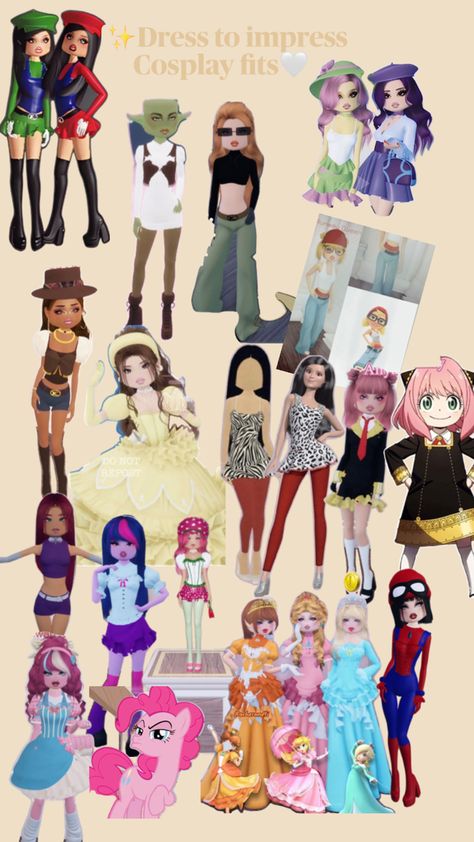 #Cosplay #dti #roblox Dti Cosplay Fits, Cosplay Dress To Impress, Dti Fits, Dti Outfits, Theme Dress, Cosplay Dress, Play Dress, Follow For More, Random Stuff