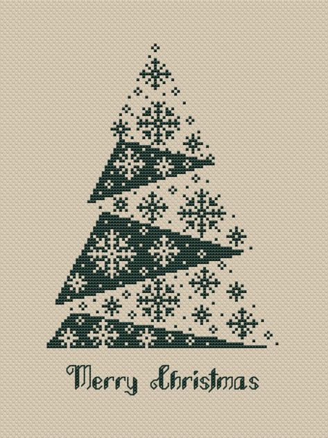 Cross stitch pattern "Christmas Tree". Designer - Svetlana Sichkar Cross Stitch Patterns Christmas Tree, Cross Stitch Christmas Trees, Cross Stitch Christmas Tree, Christmas Tree Cross Stitch Pattern, Christmas Tree Cross Stitch, Cross Stitch Christmas Cards, Pixel Quilting, Cross Stitch Pattern Christmas, Cross Christmas Tree