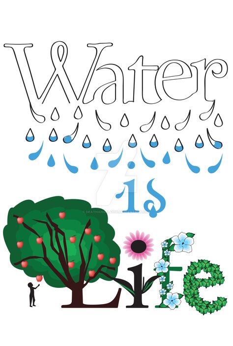 Water Is Life Poster, Water Poster Design, Water Conservation Poster, Save Environment Posters, Save Energy Poster, Water Slogans, Save Water Drawing, Save Water Poster Drawing, Save Water Save Life