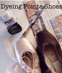 How to dye pointe shoes How To Paint Pointe Shoes, Decorating Pointe Shoes, Colored Pointe Shoes, Ballet Shoes Art, Dance Decor, Rhinestone Patterns, Shrek Costume, Aladdin Costume, Dance Decorations