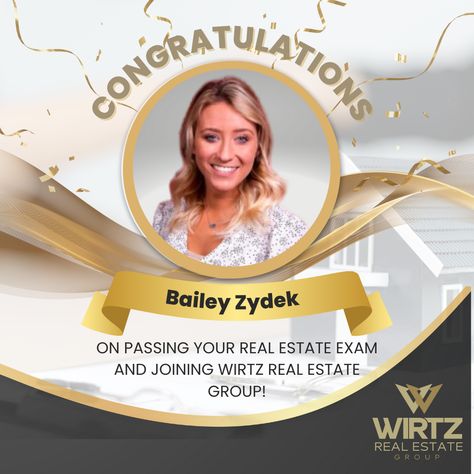 Big congrats to Bailey Zydek on acing the real estate exam and joining Wirtz Real Estate Group! 🎉 Excitement is building, and we can't wait to collaborate with you soon. Welcome aboard! 🏡 #KimWirtzRealtor #realestate #realtor #WirtzRealEstateGroup #IllinoisRealestate #IllinoisRealtor #TopRealEstateAgent #TopProducer #BuyingHomes #SellingHomes Real Estate Exam, Top Producer, Welcome Aboard, Real Estate, Building