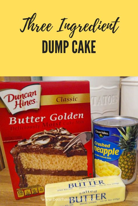 Easy Dump Cakes 3 Ingredients, Three Ingredient Dump Cake, 3 Ingredient Dump Cake Recipes, Easy Yellow Cake Recipe 3 Ingredients, Quick Simple Desserts 3 Ingredients, Easy Dump Cake Recipes 3 Ingredients Crushed Pineapple, Three Ingredient Cake Recipes, 2 Ingredients Cake, 2 Or 3 Ingredient Desserts