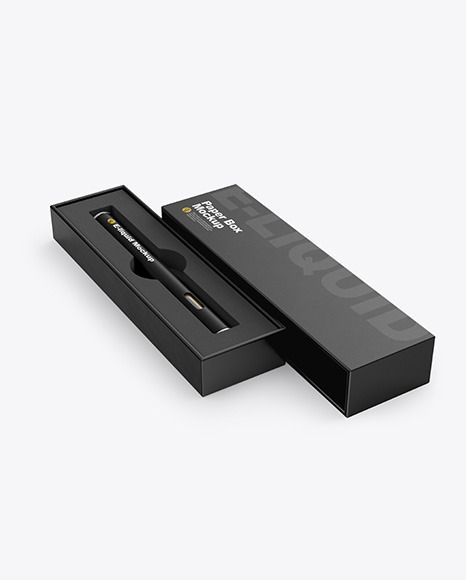 Opened Box w/ Vape Pen Mockup Pen Box Packaging, Pen Packaging Ideas, Pen Box Design, Pen Packaging, Candy Stick, Mouth Spray, Jewelry Packaging Design, Smart Pen, Box Studio