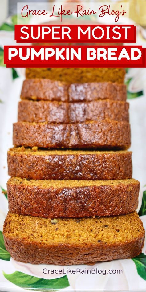 Fall in love with baking all over again with this easy, yummy Easy Moist Pumpkin Bread Recipe With Pumpkin Pie Spice! Perfectly moist and loaded with all the best autumn spices. This recipe is a must-try for pumpkin spice lovers! So, put on your apron, and show the world what a great baker you are! Best Pumpkin Bread Recipe Moist, Pumpkin Bread With Buttermilk, Pumpkin Pie Mix Bread, Pumpkin Pie Mix Recipes, Pumpkin Bread Moist, Pumpkin Spice Bread Recipe, Pumpkin Pie Bread, Moist Pumpkin Bread Recipe, Recipe With Pumpkin