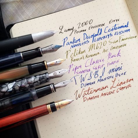 Fountain Pen Collection, Pen Challenge, Fountain Pen Writing, Fountain Pens Writing, Ipad Notes, Stencil Font, Fine Writing Instruments, Pen Collection, School Pencils