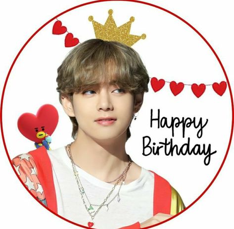 Kim Taehyung Birthday, Bts Pinterest, Taehyung Birthday, Birthday Images Hd, His Birthday Cake, 25th Birthday, Birthday Images, V Taehyung, Bts Taehyung