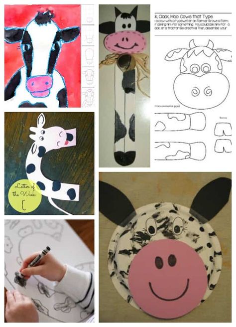 Click Clack Moo Activities, Click Clack Moo, Prek Crafts, Life Skills Class, K Crafts, Character Traits, Kindergarten Crafts, My Character, Creative Activities For Kids