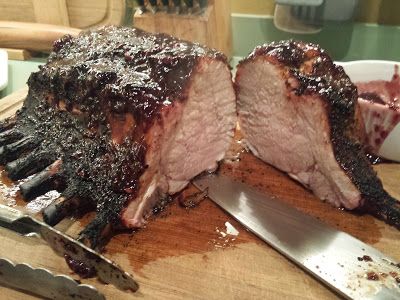 Rack Of Pork Loin Bone In, Rack Of Pork Ribs On Grill, Smoked Bone In Pork Loin Roast Recipes, Grilled Rack Of Pork, Smoked Bone In Pork Loin, Rack Of Pork Smoked, Rack Of Pork Recipes, Bone In Pork Roast, Fusion Cooking