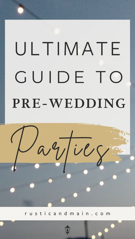 If you've spent even a short amount of time getting ready for your wedding, then you've probably realized that planning a wedding is not a one-and-done event. The engagement period leading up to the ceremony is packed with additional pre-wedding events. Click to learn how to be ready for every pre-wedding party that comes your way! Pre Wedding Events, Military Marriage, Bridesmaid Luncheon, Rustic Wedding Rings, Pre Wedding Party, Engagement Celebration, Wedding Timeline, Planning A Wedding, Wedding Rehearsal