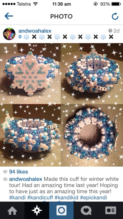 Christmas Kandi, Kandi Kid, Kandi Ideas, Kandi Cuff, Hanukkah Wreath, Knitting, Christmas