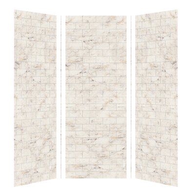 Subway Tile Patterns, Master Suite Bathroom, Shower Wall Kits, Wall Insert, Bathroom Wall Panels, Shower Wall Panels, Master Shower, Diy Shower, Shower Surround