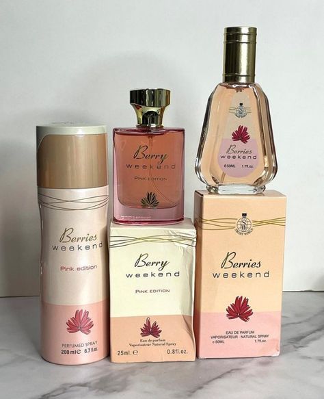 Soft Perfume Fragrance, Best Perfume Combos For Women, Berries Weekend Perfume, Perfumes Pictures, Perfume Corner, Perfume Vendor, Weekend Perfume, Long Lasting Perfume For Women, Soft Perfume