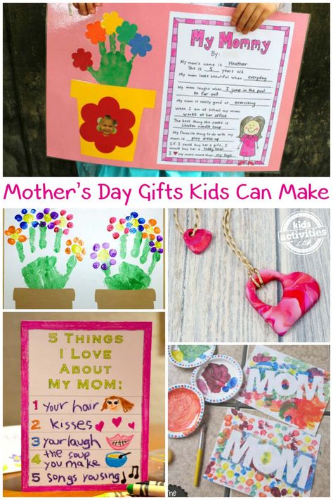 Easy Mother's Day Crafts, Diy Mother's Day Crafts, Mother's Day Activities, Homemade Mothers Day Gifts, Diy Gifts For Kids, Mothers Day Crafts For Kids, Diy Mothers Day Gifts, Mothers Day Gifts, Mother's Day Diy