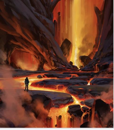 Photoshop Art Ideas, Background Environment, Volcano Pictures, Environment Props, Daily Sketch, Marvel Comics Wallpaper, Dream Book, Landscape Background, Fantasy Places