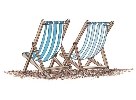 Pack of three Greetings Cards - Original Artwork Prints of Aldeburgh, Deck Chairs and Beach Huts. Artwork has been created with Pro-Marker Pens and Ink and these are high quality prints of the artwork.  There is no message inside the card so they can be used for any occasion and would make a lovely change from your standard off the shelf cards.  All cards supplied sealed in a cellophane protective pouch and have an envelope included. Pen Artwork, Chair Drawing, Beach Things, Beach Clipart, Marker Drawing, Deck Chairs, A Pen, Marker Pen, Seascape Paintings