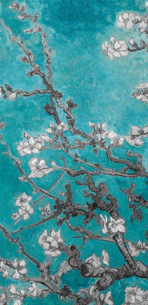 Gallery Wall 101, Tumbler Backgrounds, Van Gogh Wallpaper, Almond Tree, Vincent Van Gogh Paintings, Artistic Wallpaper, Background Photos, Black Cat Art, Van Gogh Paintings