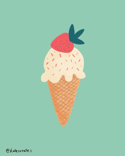 Ice Cream, You Scream! Mentally, I'm in Ice Cream Season :) Which color is your favorite? I wanted to join my ice cream pattern up with the #mixitupmay24 mint + playful + ice cream & #doodleadaymay Thanks to the hosts! @byerikawithak @iamgiagraham @littlesistersstudio @heyalissandra and @winkandwonder #mayartchallenge #drawingchallenge #draweveryday #creativehappylife #womenofillustration #artcommunity #icecreamyouscream #illustragram #procreate #surfacedesign #promptlist #summervibes ... Ice Cream Animation, Ice Cream Clip Art, Natural Ice Cream, Ice Cream Illustration, Ice Cream Pattern, Ice Cream Print, Colorful Artwork, Summer Patterns, Drawing Challenge