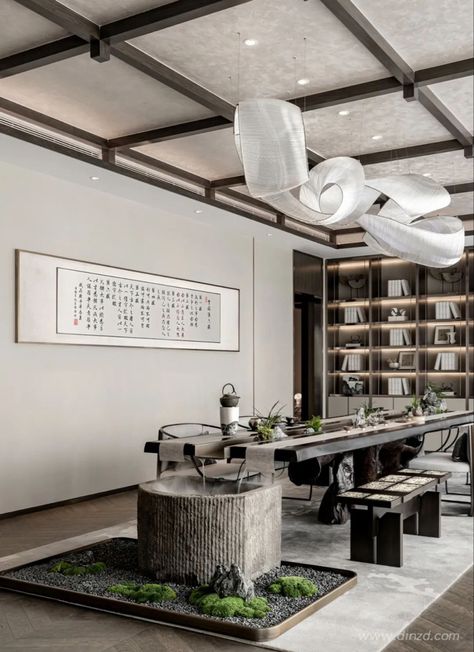 Modern Asian Interior, China Style Interior, Tea Room Interior, Chinese Tea Room, Tea Room Design, Chinese Style Interior, Garden Island, Zen Interiors, Tea Lounge