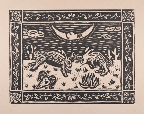 Linocut printmaking Folk Linocut, Graphic Novel Illustration, Museum Studies, Relief Printmaking, Linocut Printmaking, Relief Print, Wood Engraving, Ink Illustrations, Lino Print