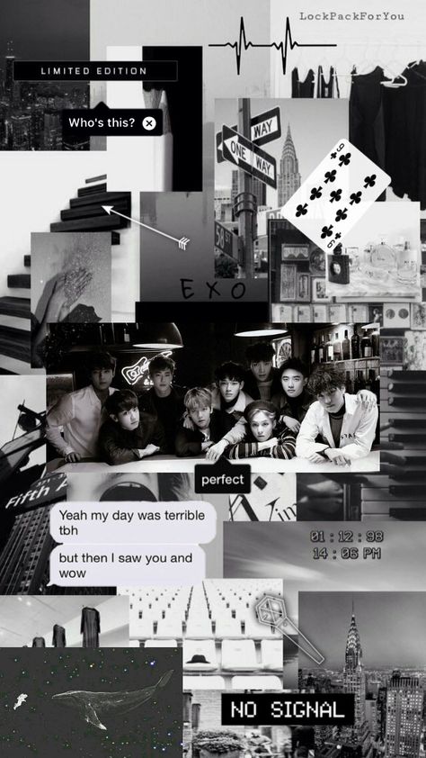 Exo Wallpaper Black And White, Exo Black And White Aesthetic, Exo Wallpaper Aesthetic Ot9, Exo Black And White, Exo Wallpaper Aesthetic, Exo Aesthetic Wallpaper, Exo Background Wallpapers, Aesthetic Wallpaper Black, Exo Background