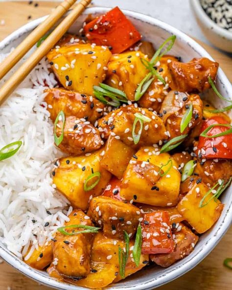 All Recipes for all dietary needs - Page 2 of 25 - Healthy Fitness Meals Asian Chicken Recipes Easy, Chicken Recipe Healthy, Sweet And Sour Chicken Recipe, Sour Chicken Recipe, Easy Chicken Dinner, Chicken Dinner Recipe, Healthy Chinese, Baby Meals, Asian Meals