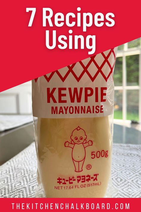 Discover a world of culinary possibilities with Kewpie Mayo! Visit The Kitchen Chalkboard for irresistible Kewpie mayo recipe ideas, innovative uses, substitutes, and even a mouthwatering Kewpie mayo ramen recipe. Elevate your dishes and satisfy your taste buds today! What To Do With Kewpie Mayo, Kewpie Recipe Ideas, How To Use Kewpie Mayo, Kewpie Mayo Sauces, Kewpie Mayo Cucumber Salad, Tuna Kewpie Mayo, Recipes That Use Kewpie Mayo, Japanese Mayo Uses, Recipes Using Kewpie Mayo