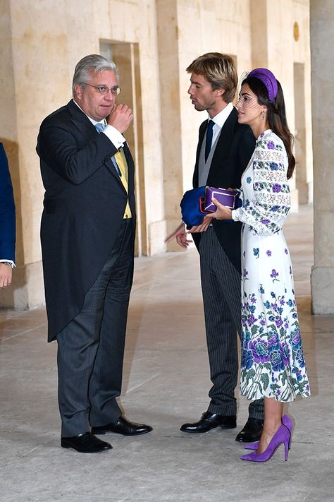 Princess Alessandra, Pauline Ducruet, Floral Frocks, Dress Code Wedding, Royal Brides, Royal Dresses, Royal Look, Purple Reign, Royal Weddings