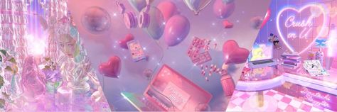 Twitter Header Hipster, Y2k Header, 트위터 헤더, Pink Twitter, Header Tumblr, Cute Twitter Headers, Cute Headers For Twitter, Twitter Header Pictures, Twitter Header Aesthetic