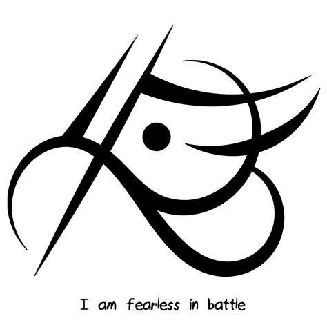 Sigil Athenaeum — “I am fearless” sigil Sigil Athenaeum, I Am Fearless, Spiritual Tattoo, P Tattoo, Cool Magic Tricks, Tattoo Symbols, Meaningful Tattoo Quotes, Magick Symbols, Ancient Queen