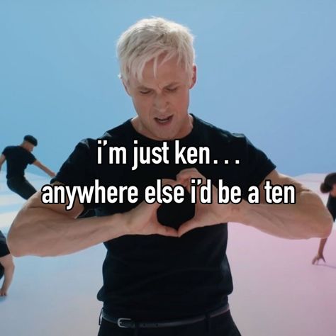 Ken Barbie Movie, Ryan Thomas, Ken Barbie, Girls Problems, Movie Memes, Barbie Movie, Living In La, Types Of Girls, Relatable Post Funny