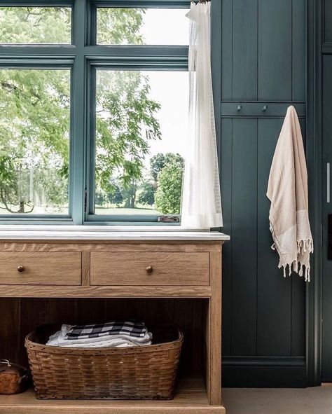 Yorktowne Green, Rich Jewel Tones, Tongue And Groove Panelling, Modern Country Style, Piano Room, Inspire Me Home Decor, Boot Room, Reno Ideas, Entrance Decor