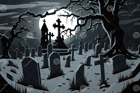 Cemetary Illustrations, Graveyard Illustration, Graveyard Book, Book Maps, Tools Illustration, Aesthetic Reference, The Graveyard Book, Animation References, Inktober 2023