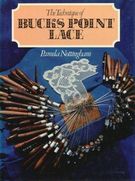 The Technique of Bucks Point Lace - by Pamela Nottingham - ISBN 0-7134-2175-4 Torchon Lace, Origami Jewels, Bobbin Lace Tutorial, Bobbin Lace Patterns, Point Lace, Knitting Books, Bobbin Lace, Black And White Illustration, Lace Making