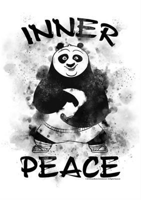 Dark Tshirt Designs, Panda Pictures Cartoon, Dragon Warrior Kung Fu Panda, Inner Peace Kung Fu Panda, Kung Fu Panda Tattoo, Kung Fu Panda Wallpapers, Kung Fu Panda Quotes, Panda Background, Drawing Body Proportions