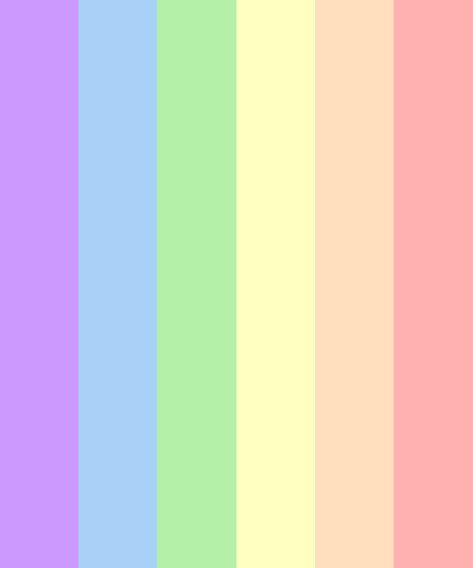 Hexadecimal Color, Fotografi Bawah Air, Rainbow Palette, Pastel Gradient, Color Schemes Colour Palettes, Pastel Colour Palette, Colors Palette, Love Rainbow, Blue Color Schemes